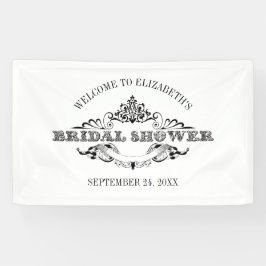 ヴィンテージフレームブライダルシャワーへようこそ 横断幕