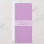 ヴィンテージフレームラブバード結婚式招待状 招待状 (裏面)