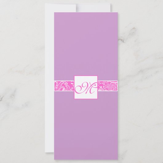 ヴィンテージフレームラブバード結婚式招待状 招待状 (裏面)