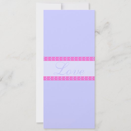 ヴィンテージフレームラブバード結婚式招待状 招待状 (裏面)