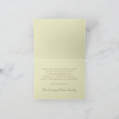 ヴィンテージフレーム悔やみや弔慰ありがとうございましたノートカード サンキューカード (内部)