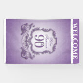 ヴィンテージフレーム第90の誕生祝いの旗 横断幕 (横)