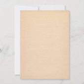 ヴィンテージフレーム結婚式招待状 招待状 (裏面)