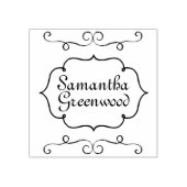 ヴィンテージフレーム、オブジェクトブラック&ホワイト+アイディア ラバースタンプ (インプリント)