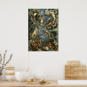 ヴィンテージフロッグイラストレーション ポスター (キッチン)