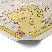 ヴィンテージフロリダとバハマの地図 ポスター (角)