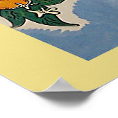 ヴィンテージフロリダのグリーティングツーリズムの地図 ポスター (角)