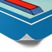 ヴィンテージフロリダの地図 ポスター (角)