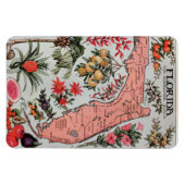 ヴィンテージフロリダの地図 マグネット (横)