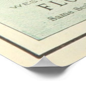 ヴィンテージフロリダの地図（1891年） ポスター (角)