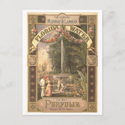 ヴィンテージフロリダの水の香り ポストカード