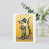 ヴィンテージフロリダアリゲーターポストカード ポストカード (スタンド正面)