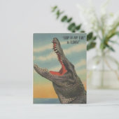 ヴィンテージフロリダアリゲーターポストカード ポストカード (スタンド正面)