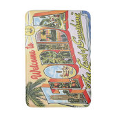 ヴィンテージフロリダウェルカム バスマット (正面縦)