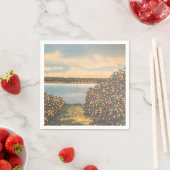 ヴィンテージフロリダオレンジグローブナプキン スタンダードカクテルナプキン (インサイチュ)