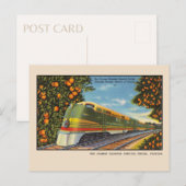 ヴィンテージフロリダオレンジブロッサムスペシャルトレイン ポストカード (正面/裏面)