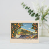 ヴィンテージフロリダオレンジブロッサムスペシャルトレイン ポストカード (スタンド正面)