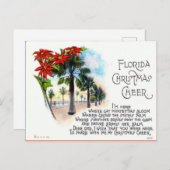 ヴィンテージフロリダクリスマス応援 シーズンポストカード (正面/裏面)