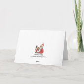 ヴィンテージフロリダグリーティング折り畳みグリーティングカード カード (裏面)