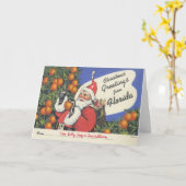 ヴィンテージフロリダグリーティング折り畳みグリーティングカード カード (黄色い花)