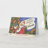 ヴィンテージフロリダグリーティング折り畳みグリーティングカード カード (正面)