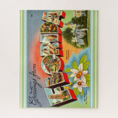 ヴィンテージフロリダグリーティング ジグソーパズル (縦)