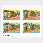 ヴィンテージフロリダステッカー 長方形シール (シート)