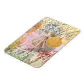 ヴィンテージフロリダトラベルビーチシェルコラージュ マグネット (左側)