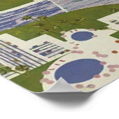 ヴィンテージフロリダトラベルポスター、レトロイラストレーション ポスター (角)