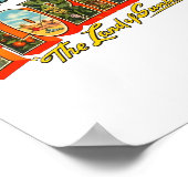 ヴィンテージフロリダトラベルロゴポスター ポスター (角)