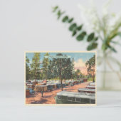 ヴィンテージフロリダトレーラーキャンプRVパーク ポストカード (スタンド正面)