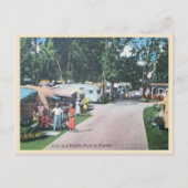 ヴィンテージフロリダトレーラーパーク ポストカード (正面)