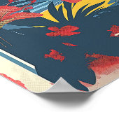 ヴィンテージフロリダパラダイストラベルポスター ポスター (角)