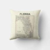 ヴィンテージフロリダマップピロー クッション (裏面)