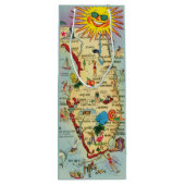 ヴィンテージフロリダマップワインバッグ ワインギフトバッグ (裏面)