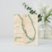 ヴィンテージフロリダマップ ポストカード (スタンド正面)