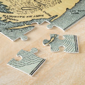 ヴィンテージフロリダリゾートマップ ジグソーパズル (側面)