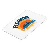 ヴィンテージフロリダレトロティーデザインサンシャイン マグネット (左側)