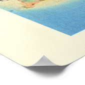 ヴィンテージフロリダロードマップポスタープリント ポスター (角)