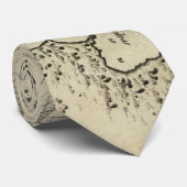 ヴィンテージフロリダ州タンパの地図(1809年) ネクタイ (ロール)