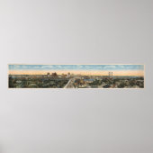 ヴィンテージフロリダ州タンパの地図(1915年) ポスター (正面)