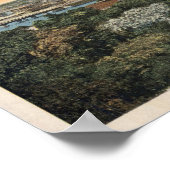 ヴィンテージフロリダ州タンパの地図(1915年) ポスター (角)