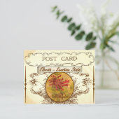 ヴィンテージフロリダ州フラワーポストカード ポストカード (スタンド正面)