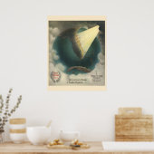 ヴィンテージフロリダ鉄道旅行ポスター ポスター (キッチン)