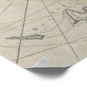 ヴィンテージフロリダ鍵の地図(1771) (2) ポスター (角)