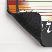 ヴィンテージフロリダUSAパームツリーズサマービーチ マウスパッド (コーナー)