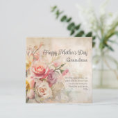 ヴィンテージフローラおばあちゃんの母のデイカード シーズンカード (スタンド正面)