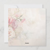 ヴィンテージフローラおばあちゃんの母のデイカード シーズンカード (裏面)