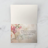 ヴィンテージフローラおばあちゃんの母のデイカード シーズンカード (内部)