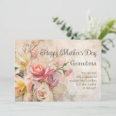 ヴィンテージフローラおばあちゃんの母のデイカード シーズンカード (スタンド正面)